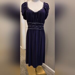 Max Studio Deep Purple Maxi Dress